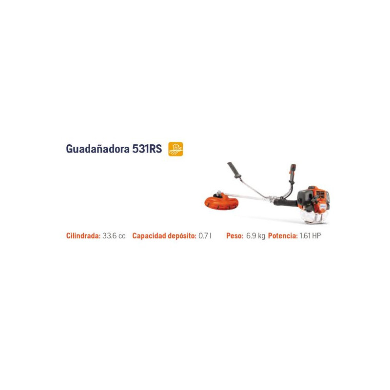 Guadañadora husqvarna 531rs